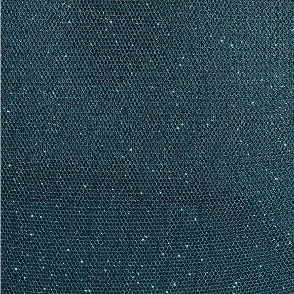 Windsor Sparkle And Shine Off-The-Shoulder Glitter Mini Dress - Green - Picture 3 of 3